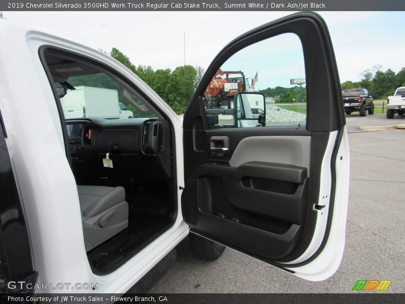 Summit White / Dark Ash/Jet Black 2019 Chevrolet Silverado 3500HD Work Truck Regular Cab Stake Truck