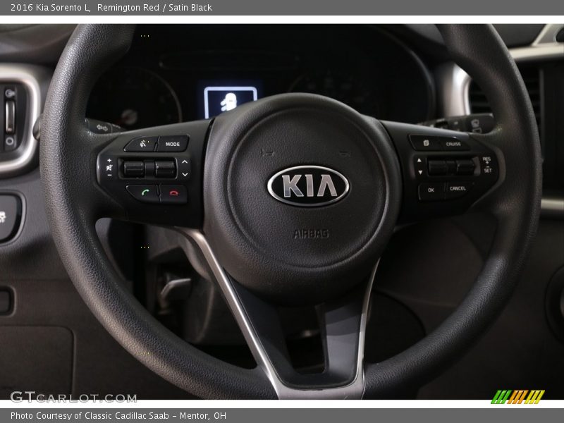 Remington Red / Satin Black 2016 Kia Sorento L