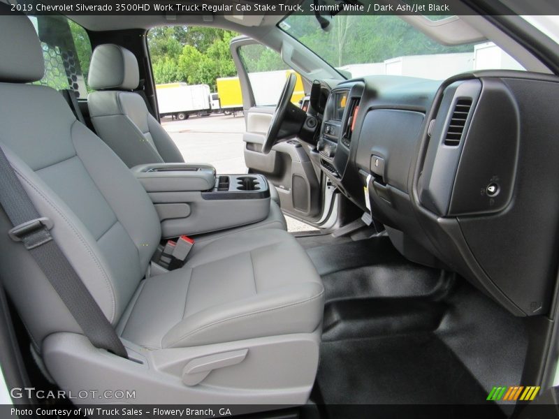 Summit White / Dark Ash/Jet Black 2019 Chevrolet Silverado 3500HD Work Truck Regular Cab Stake Truck