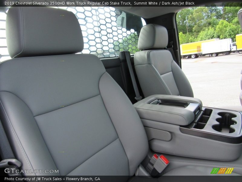 Summit White / Dark Ash/Jet Black 2019 Chevrolet Silverado 3500HD Work Truck Regular Cab Stake Truck