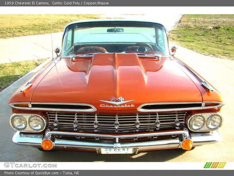 Gothic Gold Poly / Copper/Mauve 1959 Chevrolet El Camino