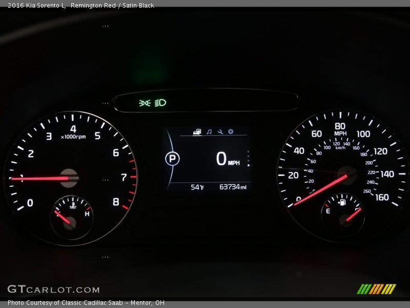 Remington Red / Satin Black 2016 Kia Sorento L