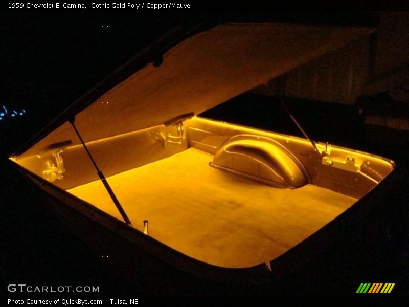 Gothic Gold Poly / Copper/Mauve 1959 Chevrolet El Camino