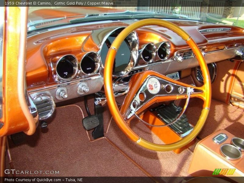Dashboard of 1959 El Camino 
