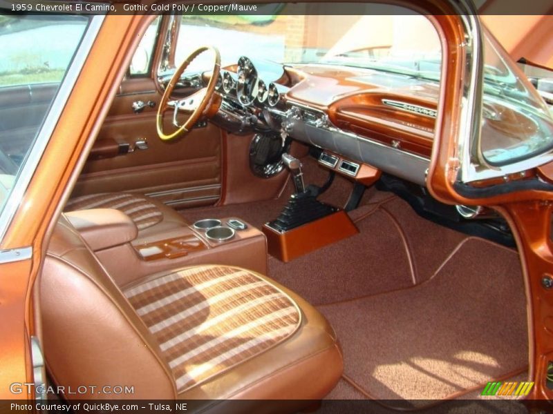 Front Seat of 1959 El Camino 