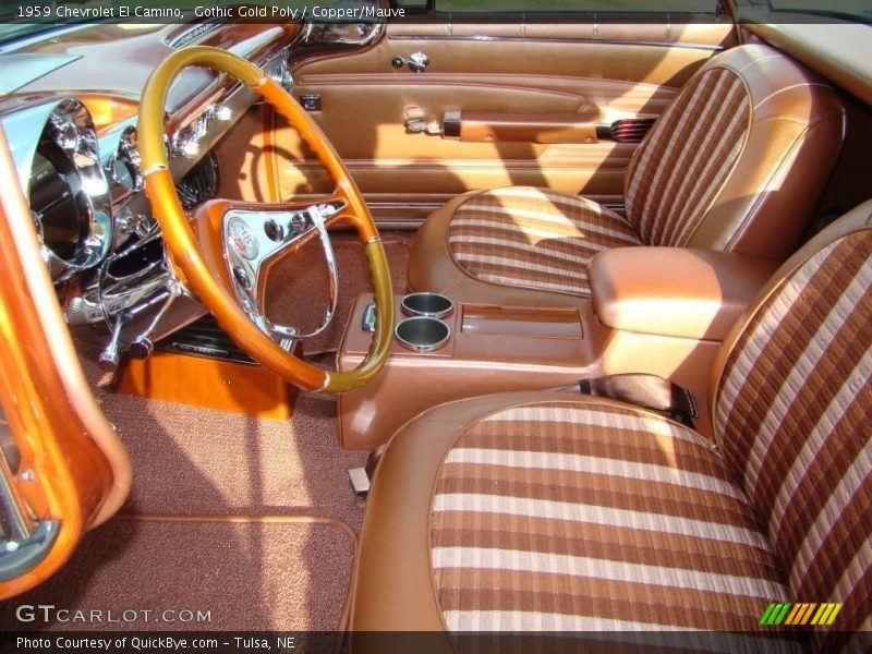 Front Seat of 1959 El Camino 