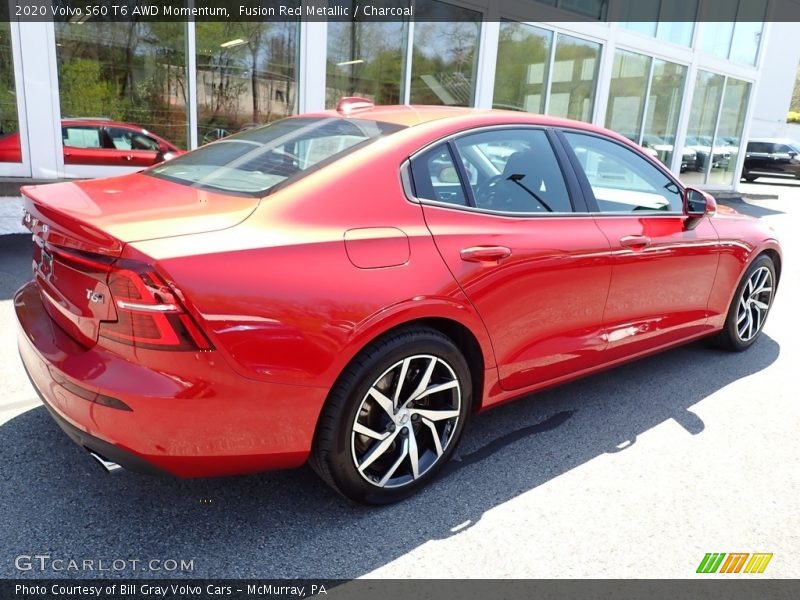 Fusion Red Metallic / Charcoal 2020 Volvo S60 T6 AWD Momentum