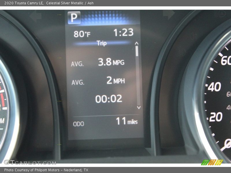 Celestial Silver Metallic / Ash 2020 Toyota Camry LE