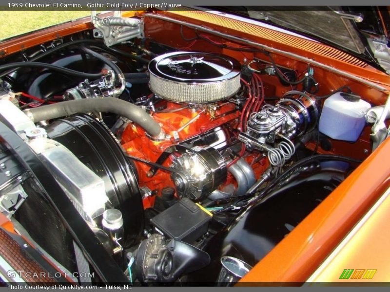 Gothic Gold Poly / Copper/Mauve 1959 Chevrolet El Camino