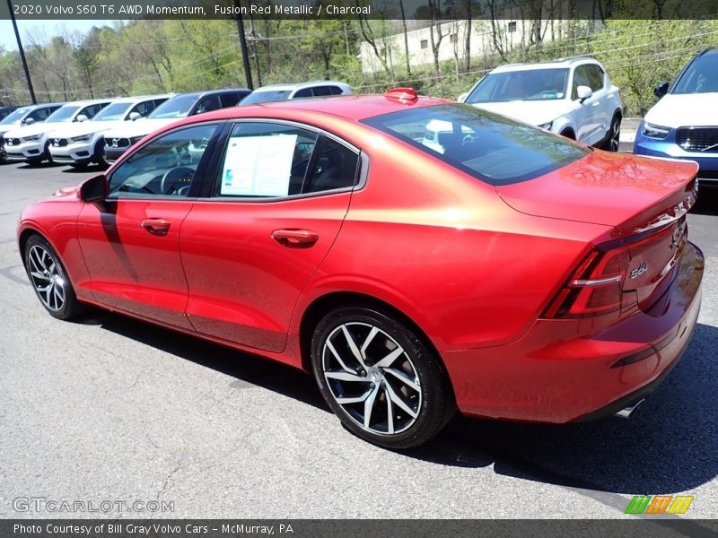 Fusion Red Metallic / Charcoal 2020 Volvo S60 T6 AWD Momentum