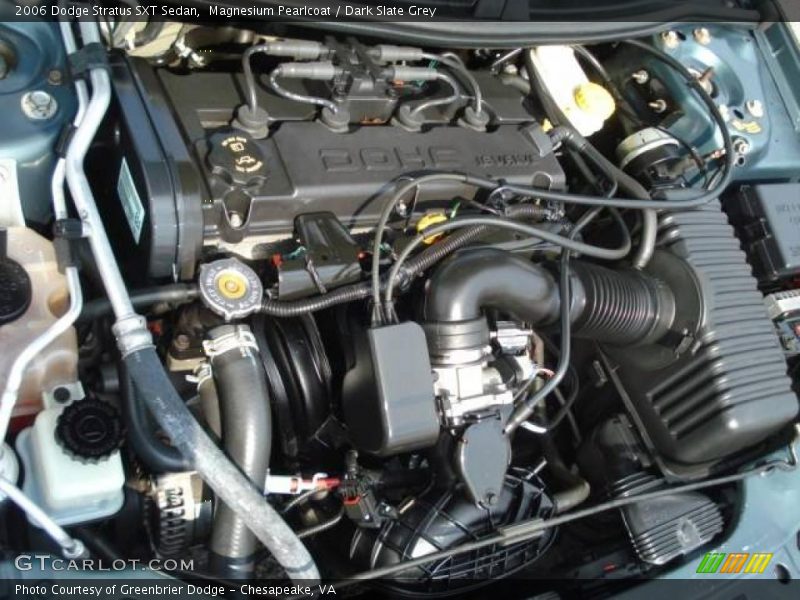 Magnesium Pearlcoat / Dark Slate Grey 2006 Dodge Stratus SXT Sedan