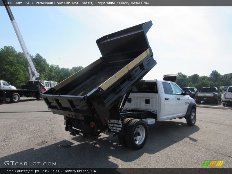 Bright White / Black/Diesel Gray 2018 Ram 5500 Tradesman Crew Cab 4x4 Chassis