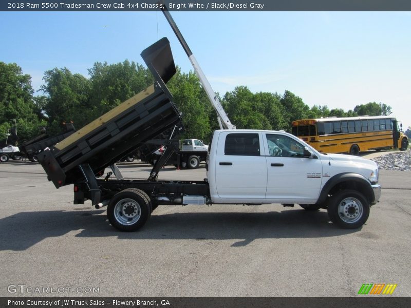 Bright White / Black/Diesel Gray 2018 Ram 5500 Tradesman Crew Cab 4x4 Chassis