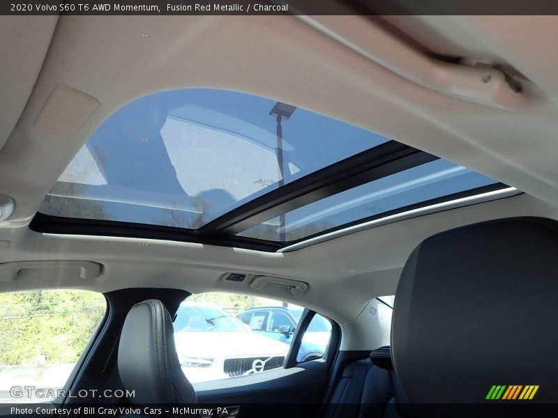 Fusion Red Metallic / Charcoal 2020 Volvo S60 T6 AWD Momentum