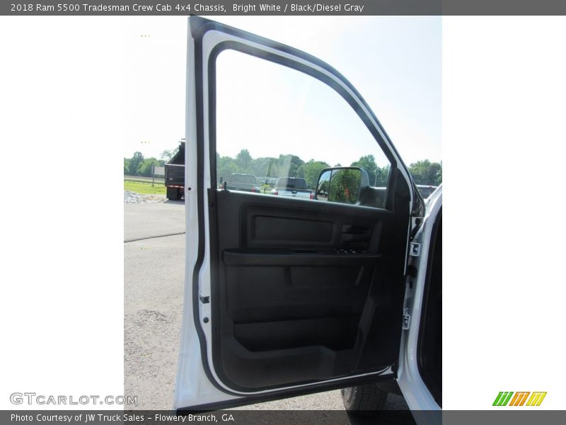 Bright White / Black/Diesel Gray 2018 Ram 5500 Tradesman Crew Cab 4x4 Chassis