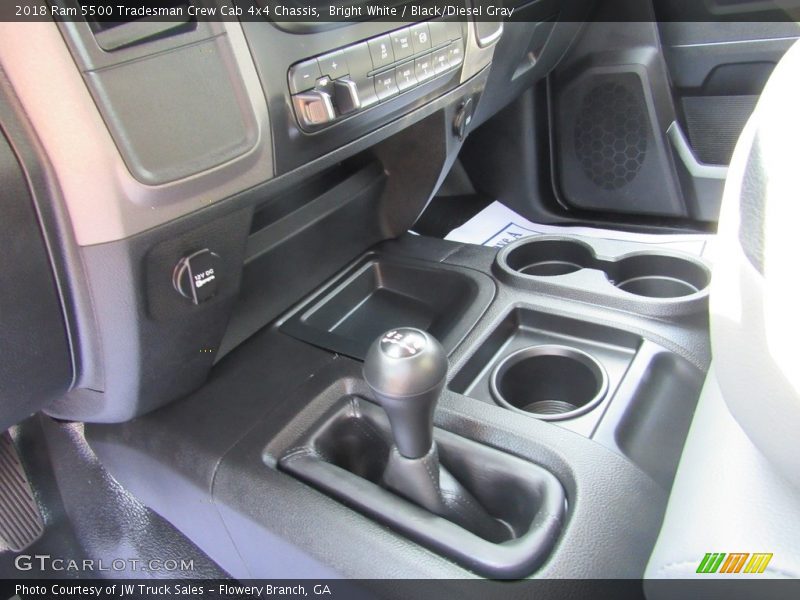 Bright White / Black/Diesel Gray 2018 Ram 5500 Tradesman Crew Cab 4x4 Chassis
