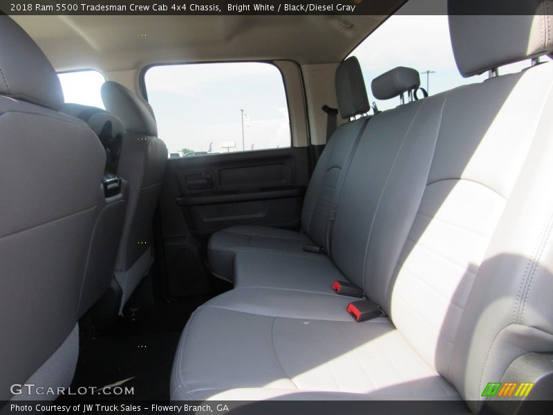 Bright White / Black/Diesel Gray 2018 Ram 5500 Tradesman Crew Cab 4x4 Chassis