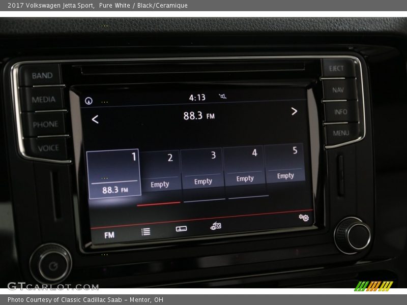 Audio System of 2017 Jetta Sport