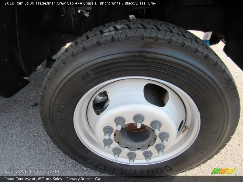 Bright White / Black/Diesel Gray 2018 Ram 5500 Tradesman Crew Cab 4x4 Chassis