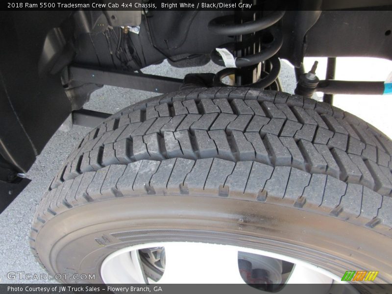 Bright White / Black/Diesel Gray 2018 Ram 5500 Tradesman Crew Cab 4x4 Chassis