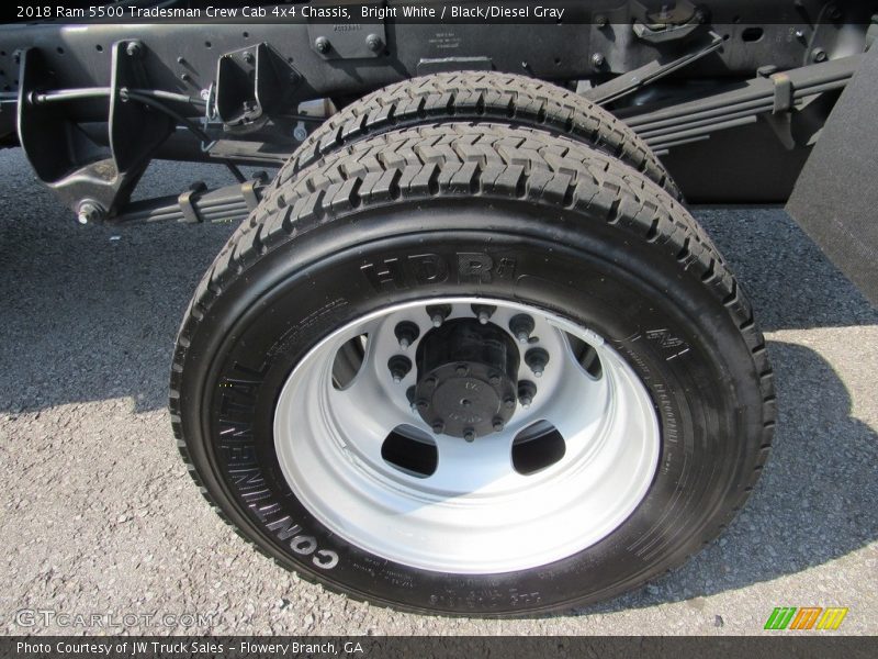 Bright White / Black/Diesel Gray 2018 Ram 5500 Tradesman Crew Cab 4x4 Chassis