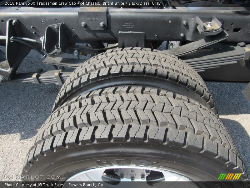 Bright White / Black/Diesel Gray 2018 Ram 5500 Tradesman Crew Cab 4x4 Chassis