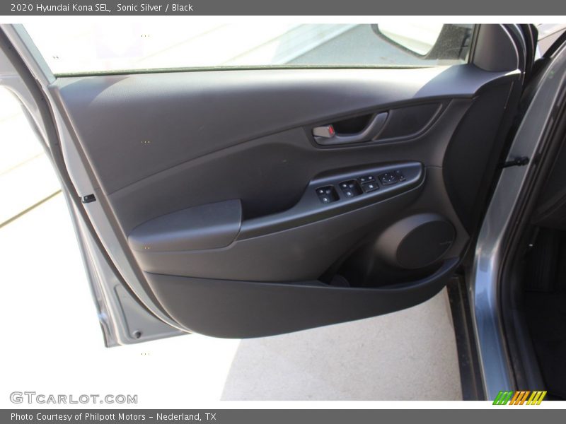 Sonic Silver / Black 2020 Hyundai Kona SEL