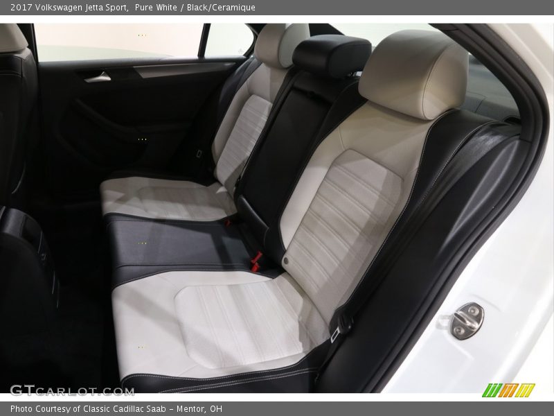 Pure White / Black/Ceramique 2017 Volkswagen Jetta Sport