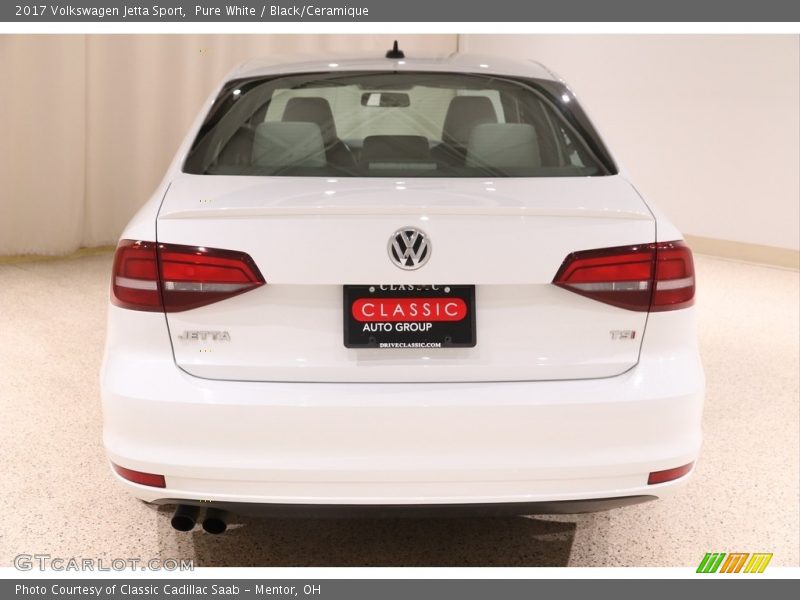 Pure White / Black/Ceramique 2017 Volkswagen Jetta Sport