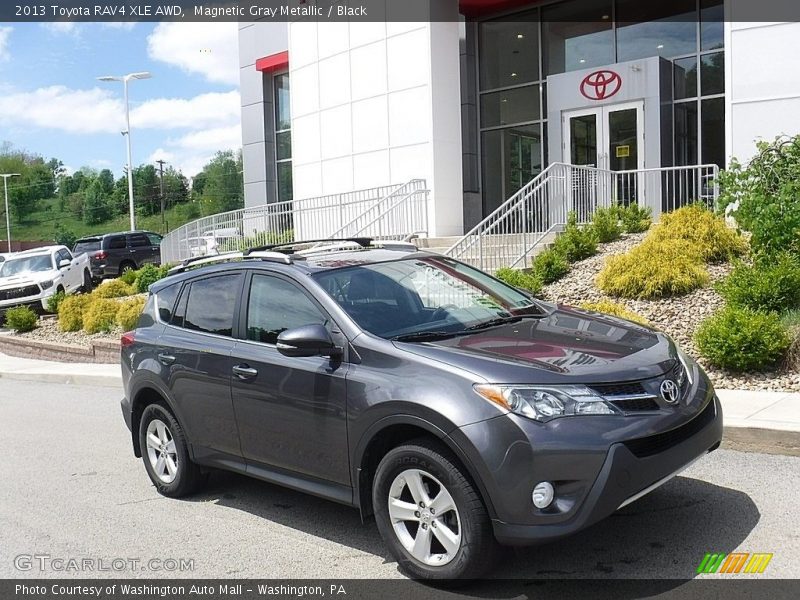 Magnetic Gray Metallic / Black 2013 Toyota RAV4 XLE AWD