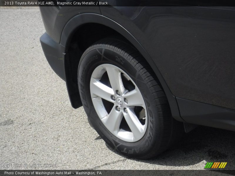 Magnetic Gray Metallic / Black 2013 Toyota RAV4 XLE AWD