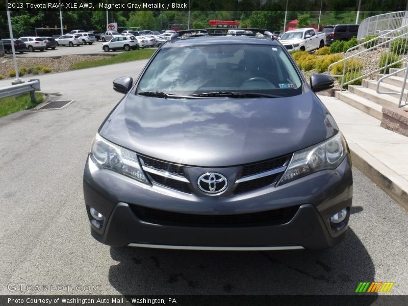 Magnetic Gray Metallic / Black 2013 Toyota RAV4 XLE AWD