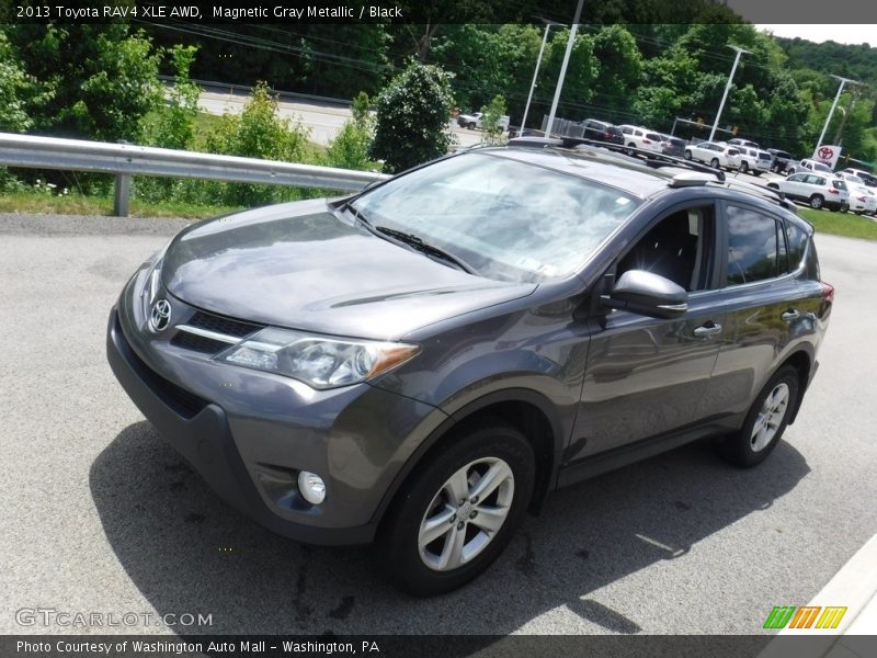 Magnetic Gray Metallic / Black 2013 Toyota RAV4 XLE AWD