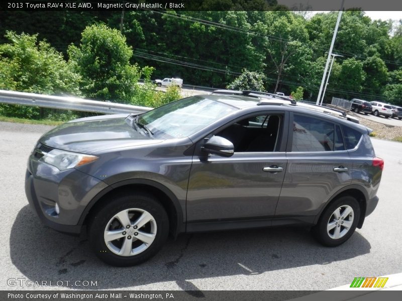 Magnetic Gray Metallic / Black 2013 Toyota RAV4 XLE AWD