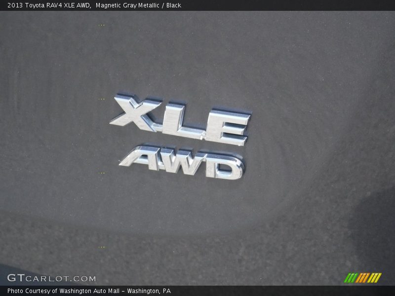 Magnetic Gray Metallic / Black 2013 Toyota RAV4 XLE AWD
