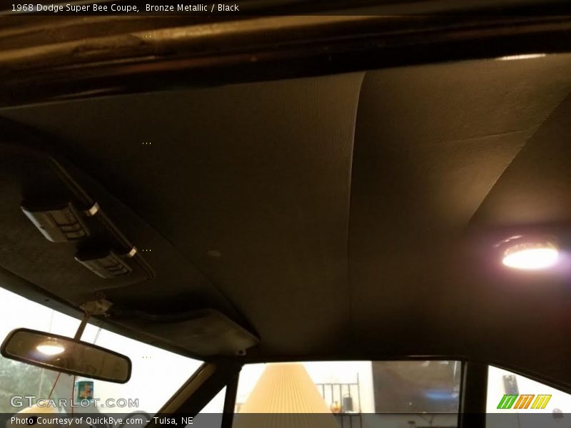 Bronze Metallic / Black 1968 Dodge Super Bee Coupe
