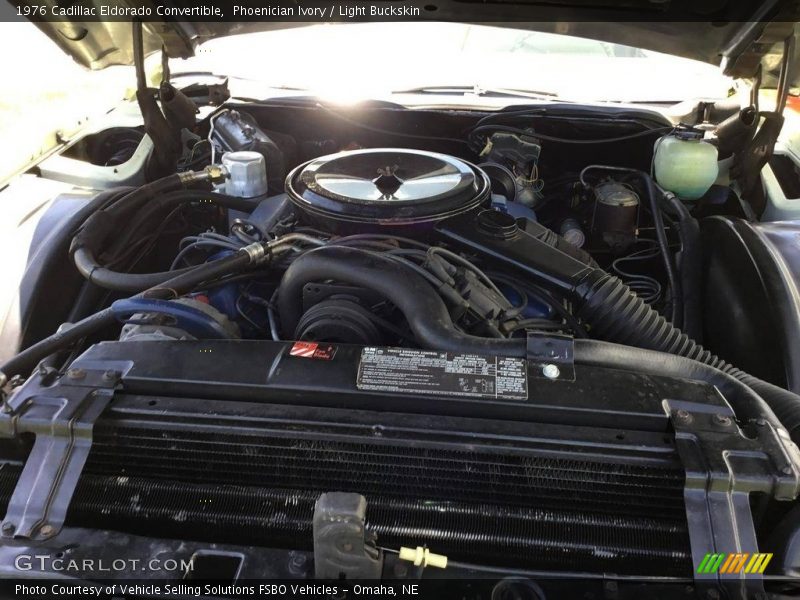 Phoenician Ivory / Light Buckskin 1976 Cadillac Eldorado Convertible
