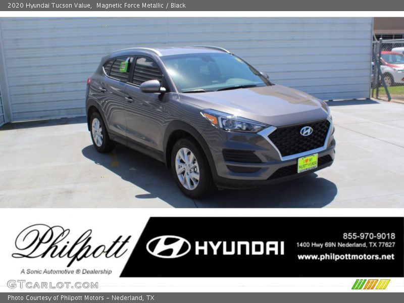 Magnetic Force Metallic / Black 2020 Hyundai Tucson Value
