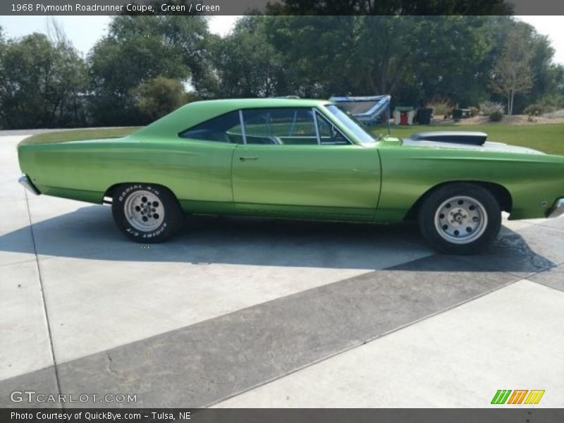 Green / Green 1968 Plymouth Roadrunner Coupe