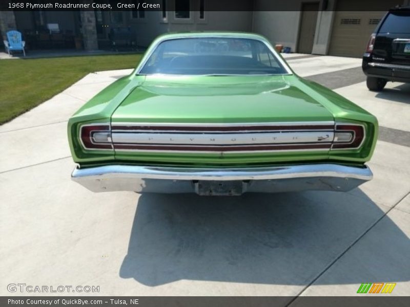 Green / Green 1968 Plymouth Roadrunner Coupe
