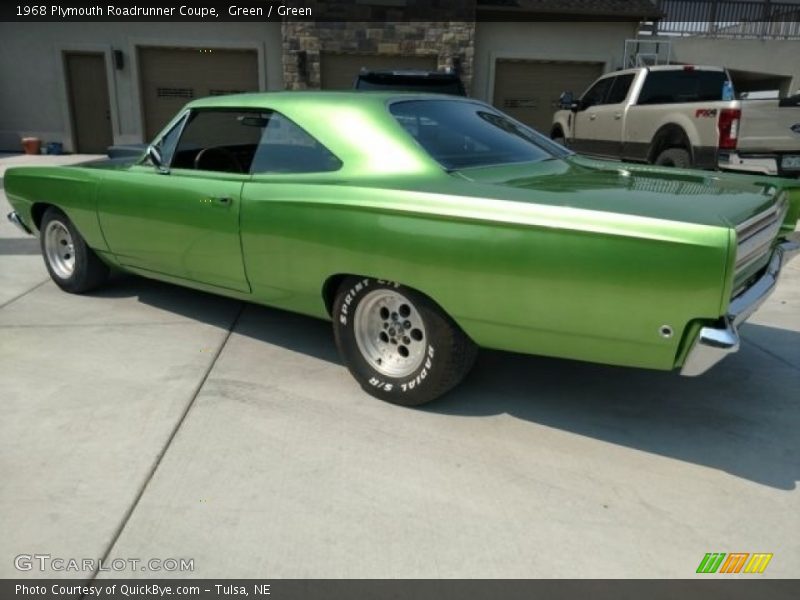Green / Green 1968 Plymouth Roadrunner Coupe