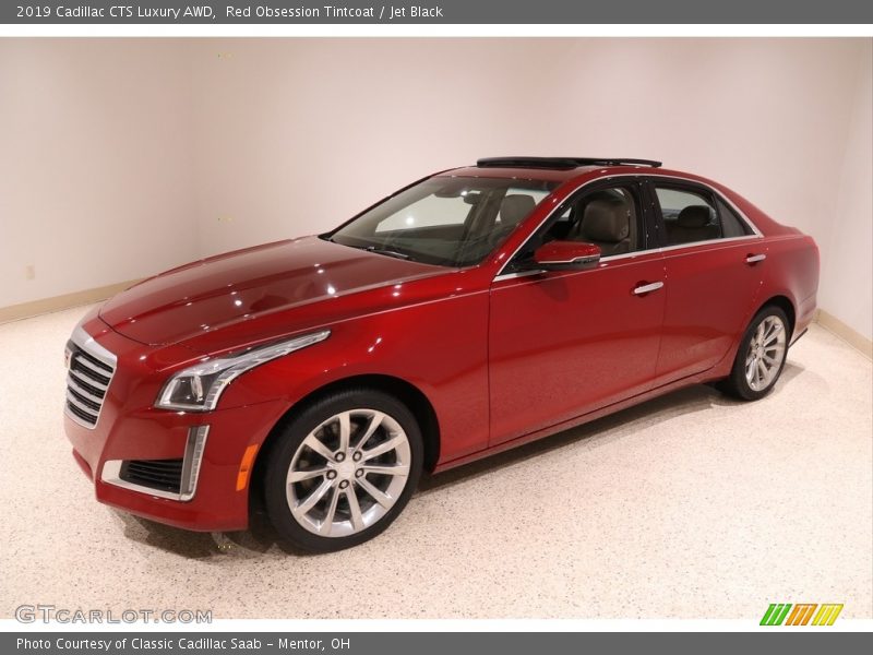 Red Obsession Tintcoat / Jet Black 2019 Cadillac CTS Luxury AWD