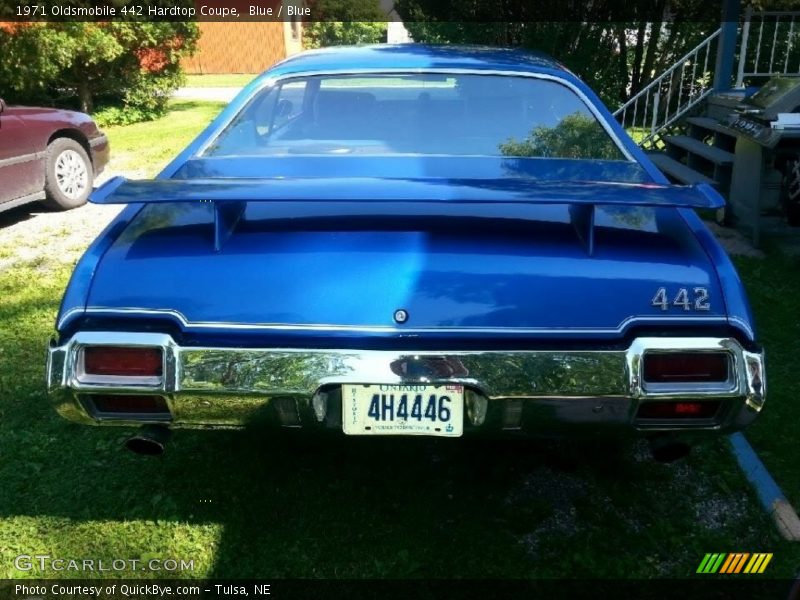 Blue / Blue 1971 Oldsmobile 442 Hardtop Coupe