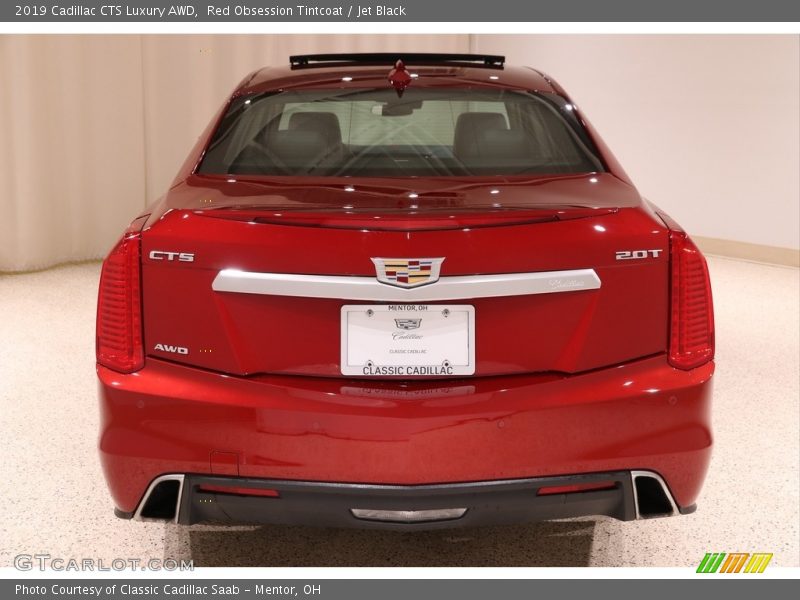 Red Obsession Tintcoat / Jet Black 2019 Cadillac CTS Luxury AWD