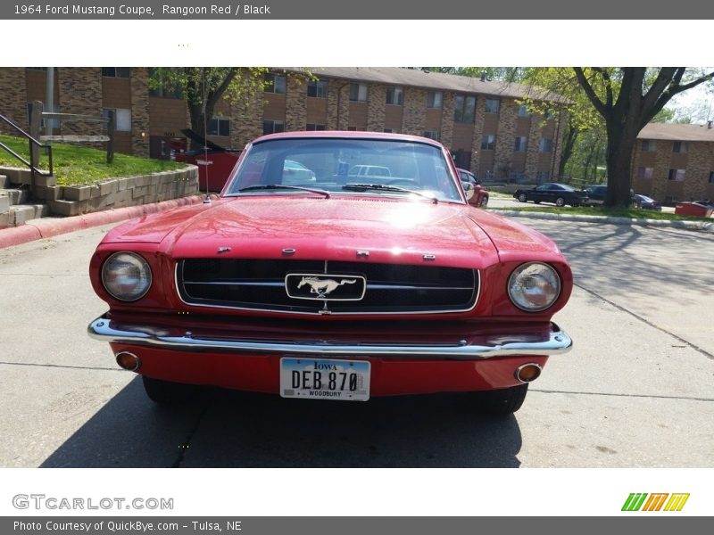 Rangoon Red / Black 1964 Ford Mustang Coupe