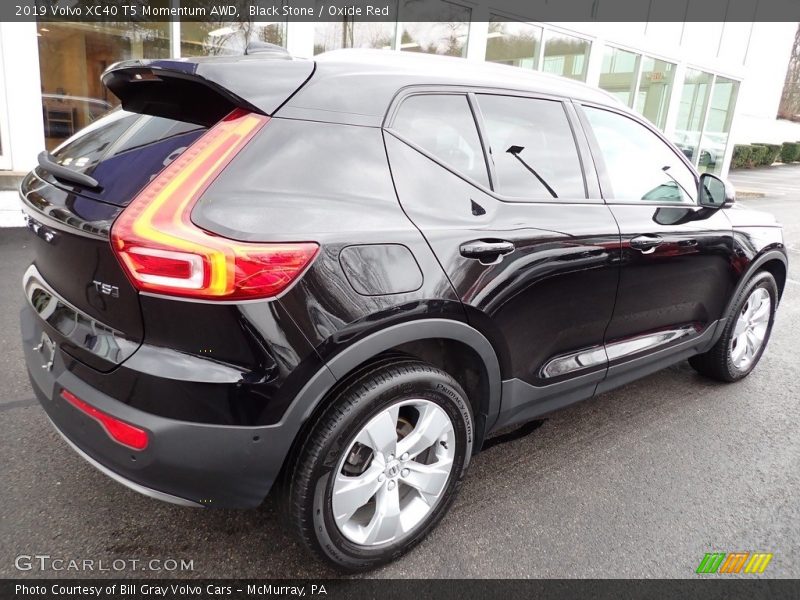 Black Stone / Oxide Red 2019 Volvo XC40 T5 Momentum AWD