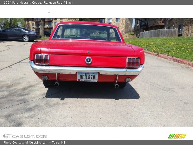 Rangoon Red / Black 1964 Ford Mustang Coupe