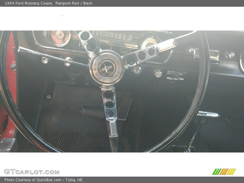 Rangoon Red / Black 1964 Ford Mustang Coupe