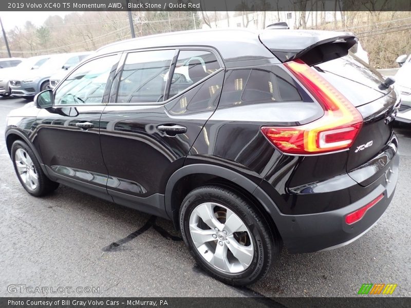 Black Stone / Oxide Red 2019 Volvo XC40 T5 Momentum AWD