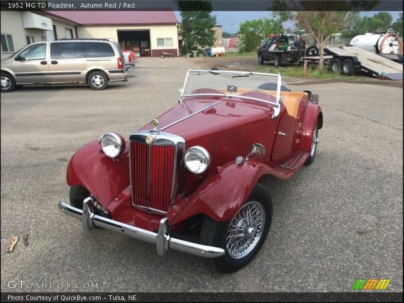  1952 TD Roadster Autumn Red